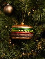 Nordic Light Kerstbal Hamburger 10 cm - thumbnail