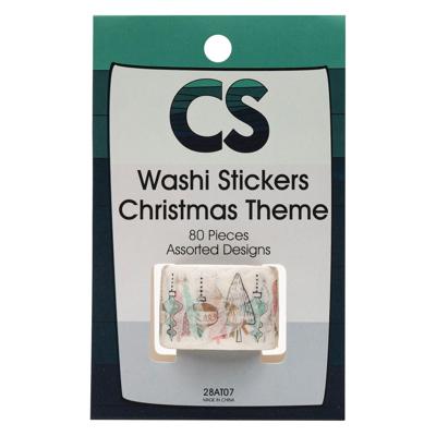 Colorations - washi stickers - kerst thema, 80st. Colorations - washi stickers - kerst thema, 80st.