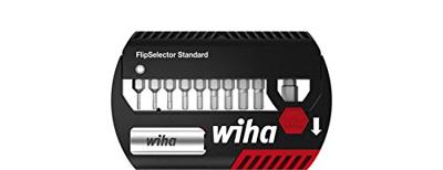 Wiha Bitset FlipSelector Standard 25 mm zeskant 15-delig 1/4" C6,3 met riemclip in blister - 39059 - 39059 Wiha Bitset FlipSelector Standard 25 mm zeskant 15-delig 1/4" C6,3 met riemclip in blister - 39059 - 39059