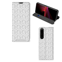 Sony Xperia 1 III | Hoesje met Magneet | Stripes Dots - thumbnail