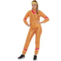 Oranje Jaren 80 Trainingspak Volwassenen - thumbnail