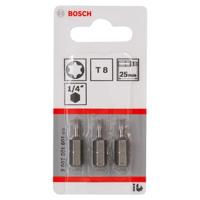 Bosch Accessories 2607001601 T-bit T 8 Extra hard C 6.3 3 stuk(s) - thumbnail