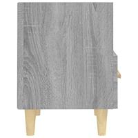Nachtkastje 40x35x47 cm grijs sonoma eikenkleurig - thumbnail