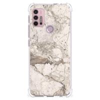 Motorola Moto G30 | G20 | G10 Anti-Shock Hoesje Marmer Beige - thumbnail