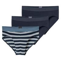 Schiesser 95/5 slips 3-pack blauw-grijs - thumbnail