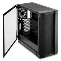 Sharkoon elite shark ca200m big tower behuizing (zwart | 4x usb-a | tempered glass) - thumbnail