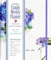 Family Weekly planner Hydrangeas (18-mnds) 2026 - thumbnail