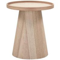 WOOOD Ronde Bijzettafel 'Maud' 45cm, kleur Naturel - thumbnail