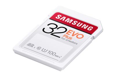 EVO Plus MB-SC32H - Flashgeheugenkaart - 32 GB - UHS-I U1 Class10 - SDHC UHS-I EVO Plus MB-SC32H - Flashgeheugenkaart - 32 GB - UHS-I U1 Class10 - SDHC UHS-I
