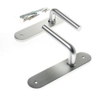 Deurkrukgarn.alum.L-model F1 afgerond blind - thumbnail