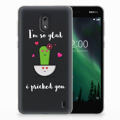 Nokia 2 Telefoonhoesje met Naam Cactus Glad