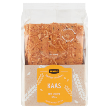 Jumbo Stevige Crackers met Goudse Kaas 8 Stuks
