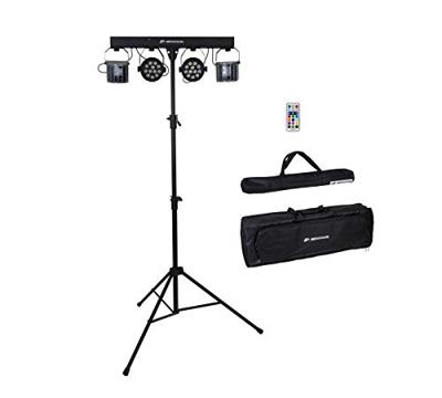 JB Systems USB Partyset met 4 lichteffecten op statief & bar