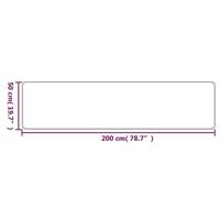 VidaXL Tapijtloper 50x200 cm sisal-look taupe - thumbnail