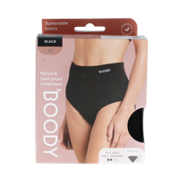 Boody Menstruatieondergoed Tailleslip Zwart Licht Maat XS - thumbnail