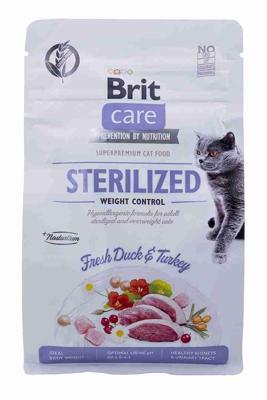 BRIT Care Grain-Free Sterilized Weight Control - droog kattenvoer - 400 g