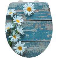 Wenko Wc-bril Bloemen 39 X 45 Cm Acryl Wit - thumbnail