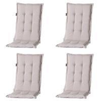 Tuinkussen hoge rug panama linnen (4 stuks) Madison - Madison - thumbnail