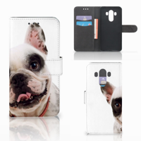 Huawei Mate 10 Pro Telefoonhoesje met Pasjes Franse Bulldog - thumbnail