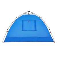 VidaXL Strandtent 2-persoons waterdicht snelontgrendeling azuurblauw - thumbnail