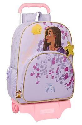 Schoolrugzak met Wielen Wish Lila 33 x 42 x 14 cm