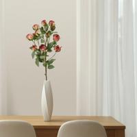 Kunst Trosrozentak 70 cm roze - thumbnail