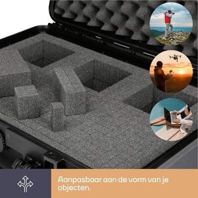 VR Flightcase met Pick en Pluck Schuim (Small)