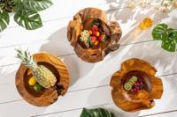 Massieve schaal NATURE ROOT 40cm natuurlijk teakwortelhout - 11627 - thumbnail