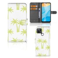 OPPO A15 Hoesje Palmtrees | Portemonnee hoesje - thumbnail