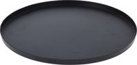 Onderbord metaal dia 30cm zwart - thumbnail