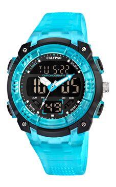 Horlogeband Calypso K5601-2 Rubber Turquoise