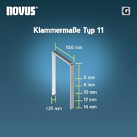Novus platte draadnieten [600st] G type 11 12 mm - thumbnail