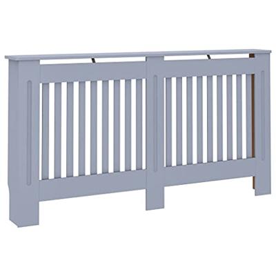 VidaXL Radiatorombouw 152x19x81,5 cm mdf antraciet