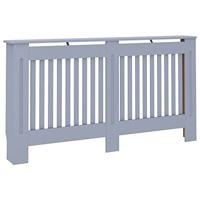 VidaXL Radiatorombouw 152x19x81,5 cm mdf antraciet - thumbnail
