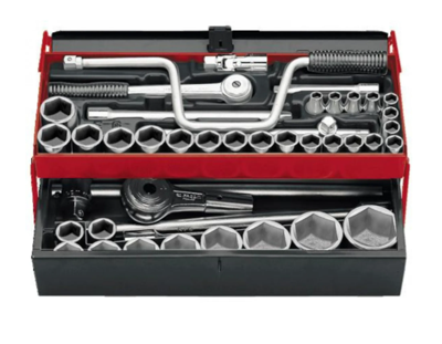 Facom doppensets 1/2" en 3/4" van 8 tot 50 mm - SK.453N