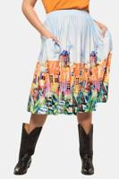 Ulla Popken plissérok - Grote Maten - thumbnail