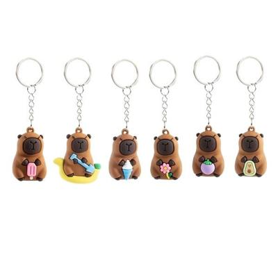 Sleutelhanger 3D Capybara Assorti