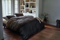 Beddinghouse Beddinghouse Dekbedovertrek Carter Bruin 240x200/220 cm - thumbnail