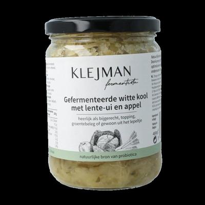 Gefermenteerde witte kool met lente-ui en appel 480 Gram