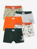 Set van 5 boxershorts dino inktblauw - thumbnail