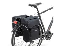 Newlooxs New looxs sports dubbele fietstas zwart/grijs - thumbnail