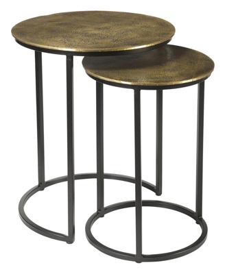 Cast Iron Beau Gold set of 2-13438