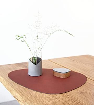 LIND DNA - Dinner Mat Curve - Placemat 37x44cm Nupo Sienna LIND DNA - Dinner Mat Curve - Placemat 37x44cm Nupo Sienna