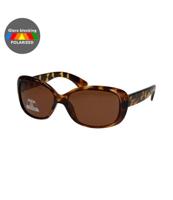 Spectrum polarized zonnebril ovaal tortoise bruin dames - thumbnail
