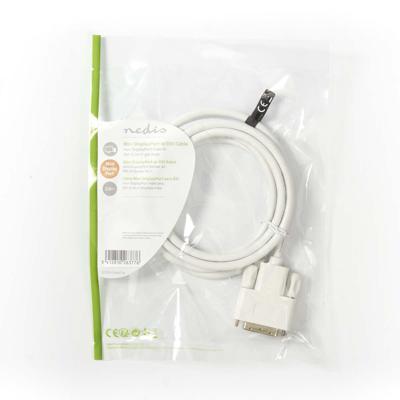 Nedis CCGP37700WT20 Mini-displayport - Dvi-kabel Mini-displayport Male - Dvi-d 24+1-pins Male 2,0 M Wit