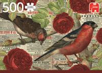 Vögel lieben Blumen - 500 Teile Puzzle - thumbnail