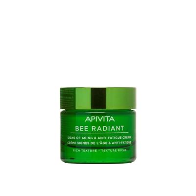 Apivita Bee Radiant Signs of Aging & Anti-Fatigue Cream DagWhite Peony & Patented Propolis 50ml