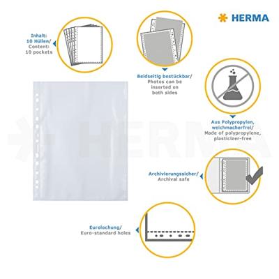 Herma HERMA Fotophan - Hülle x 10 7589 Fotohoezen Wit, Transparant 20 x 30 cm Herma HERMA Fotophan - Hülle x 10 7589 Fotohoezen Wit, Transparant 20 x 30 cm