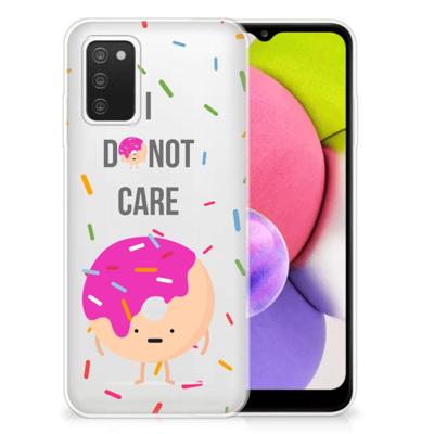 Samsung Galaxy A03S | Siliconen Case | Donut Roze