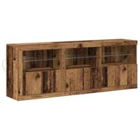 Dressoir Oud hout 181.5 x 37 x 67 cm Bewerkt hout - thumbnail